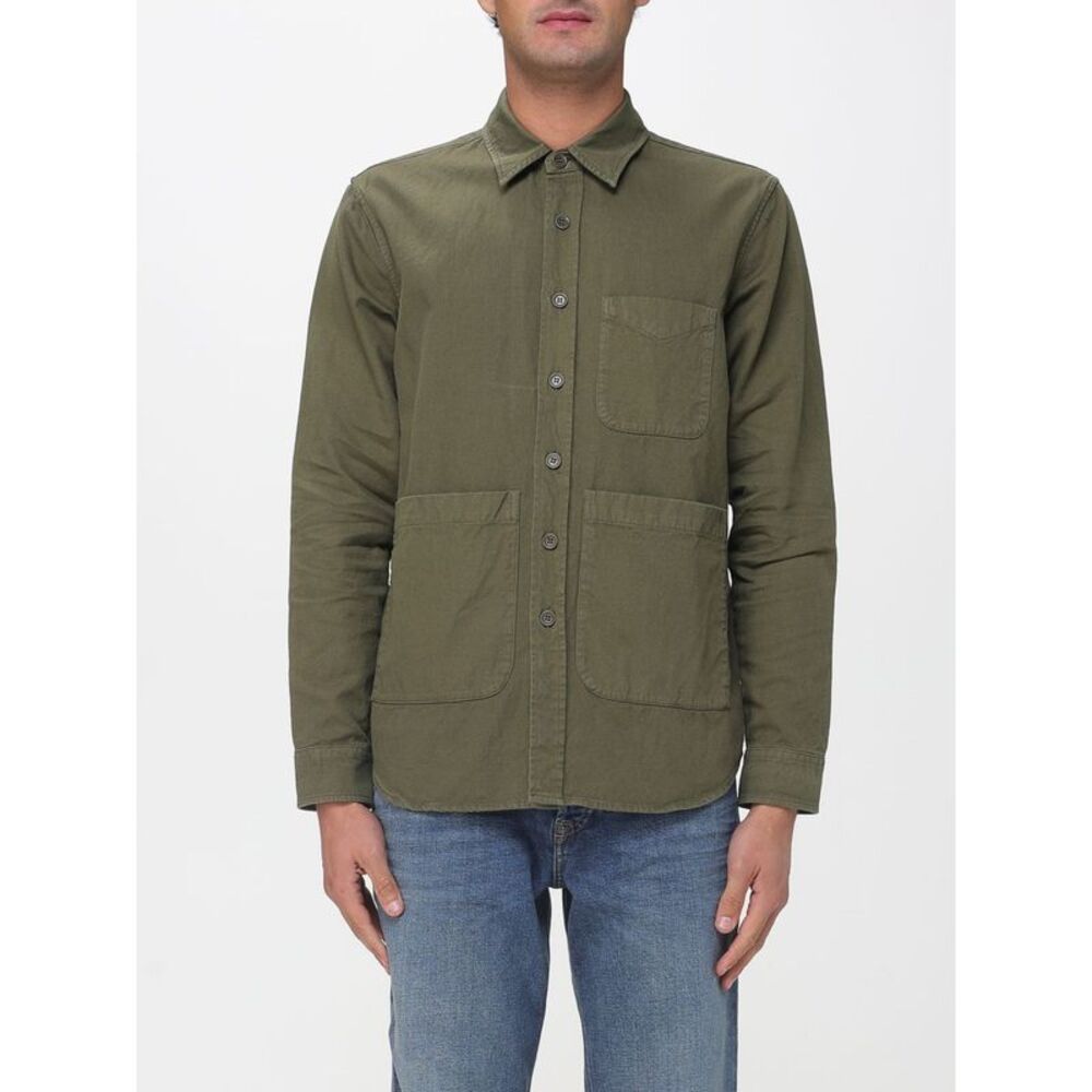 Aspesi Men Aspesi Cotton And Linen Blend Shirt